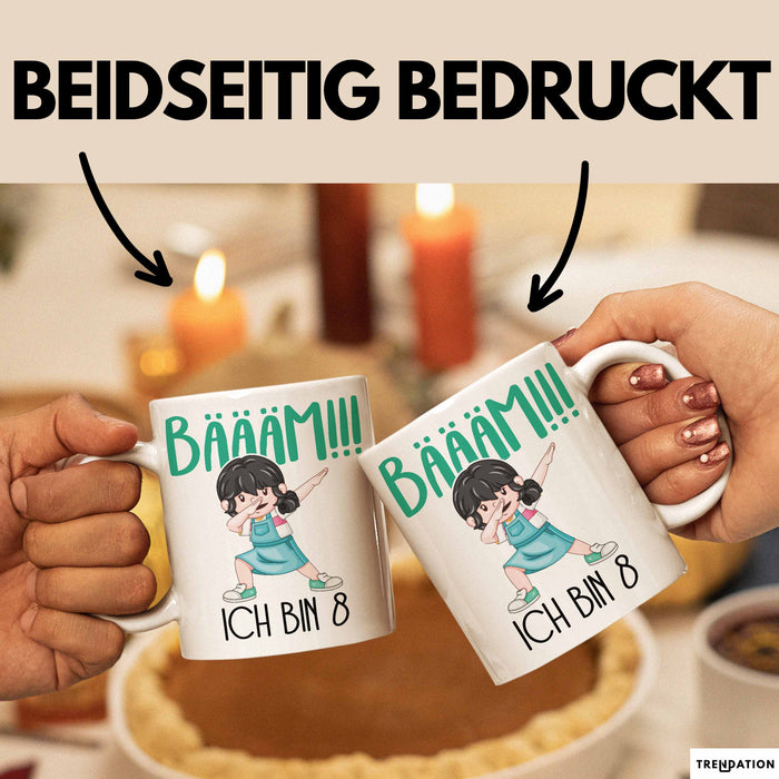 Lustige Tasse Geschenk Bäääm Dab Girl Witziger Spruch Weiß Trendation