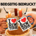 New York City USA Tasse Geschenk Lustige Geschenkidee Spruch Ich Liebe New York Blau Trendation
