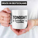 Tonight Wohoo Tasse Geschenk Entscheidung Sex Oder Nicht Lustige Paar Geschenkdiee Liebe Machen Weiß Trendation