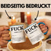 F*** Tasse Geschenk Schimpfwort 18+ Geschenkidee Männer Frauen Arbeitskollege Geschenkidee Kaffee-Becher Blau Trendation
