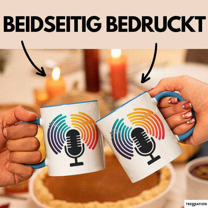 Motivationsredner Tasse Geschenkidee für Publikum Inspirator Blau Trendation