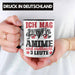 Anime Tasse Geschenk Anime-Liebhaber Geschenkidee Ich Mag Anime Und Vielleicht 3 Leute Schwarz Trendation