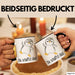 Mut Lustige Tasse Geschenk Süßer Pinguin Design Kaffeebecher Schwarz Trendation