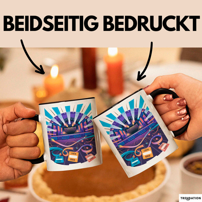Festival Crew Tasse Geschenk Lustige Geschenkidee Spruch Für Live Event Teams Trendation