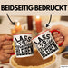 Schwarzer Humor Kaffeetasse Lass Uns Fremde Bleiben Tasse Geschenk Kollegen Sarkasmus Ironie Geschenkidee für Männer Frauen Kaffee-Becher Rot Trendation