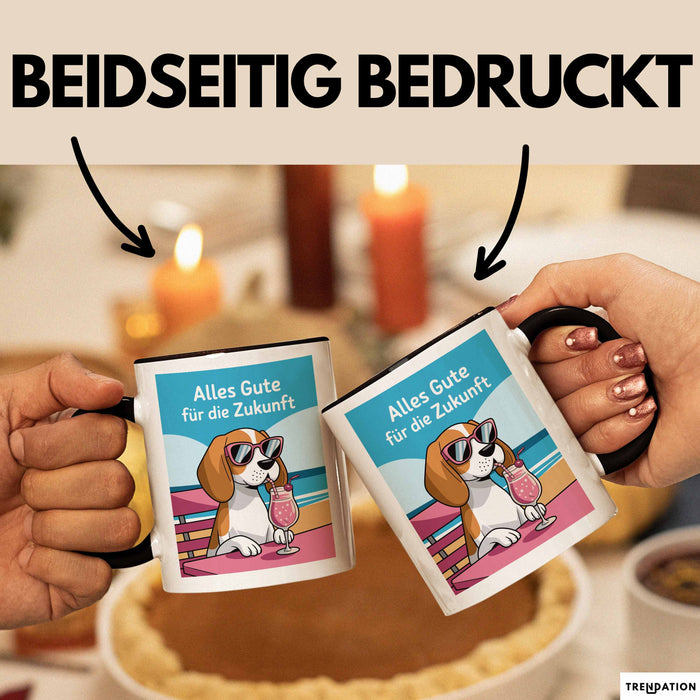 Büroarbeit Kollege Abschied Tasse Geschenk Lustige Geschenkidee Spruch Alles Gute Für Die Zukunft Trendation