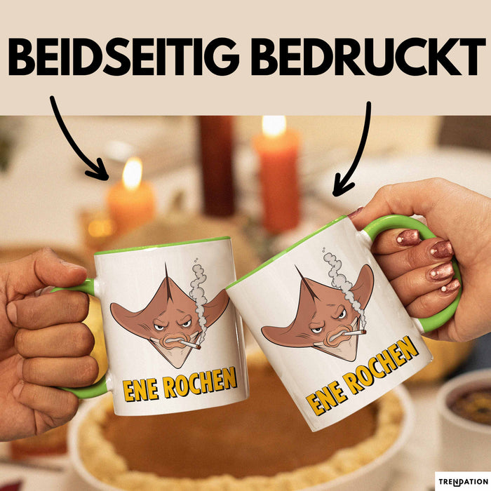Rochen Humor Tasse Geschenk Ene Rochen Geschenkidee Geburtstag Angler