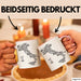 Italienische Städte Italien Karte Tasse Geschenk Lustige Geschenkidee Spruch Rosa Trendation