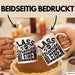 Schwarzer Humor Kaffeetasse Lass Uns Fremde Bleiben Tasse Geschenk Kollegen Sarkasmus Ironie Geschenkidee für Männer Frauen Kaffee-Becher Weiß Trendation