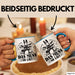 Drummer Schlagzeug-Spieler Geschenk Tasse Geschenkidee Kaffee-Becher Schlagzeuger Ja Das Muss So Laut Blau Trendation