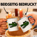 Krokodil Tier Tasse Geschenk Lustige Geschenkidee Spruch Blau Trendation