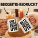 Ute Tasse Geschenk Gott Formte Die Perfekte Frau Ute Geschenkidee Rosa Trendation