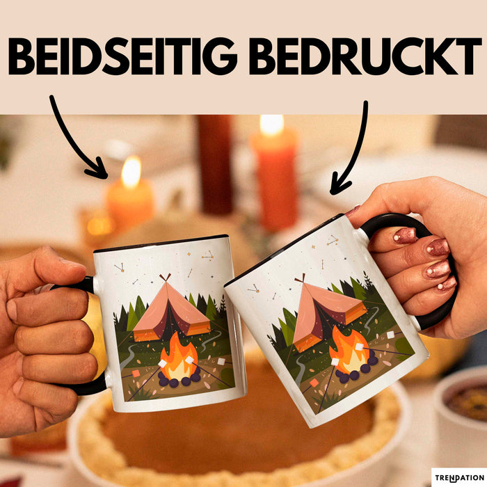 Camper Tasse Geschenk Lustige Geschenkidee Spruch Für Outdoor Abenteurer Trendation