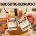 Puzzler Tasse Geschenk für Puzzler Geburtstag Lustiger Spruch Kaffee-Becher Was Ist Deine Superkraft Rot Trendation