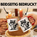 Waschbär Rockmusik Tasse Geschenk für Tiermusikliebhaber Rot Trendation