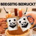 Panda Mit Sonnenbrille Tasse Geschenk Lustige Geschenkidee Spruch Blau Trendation