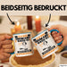 Drum-and-Bass-DJ Tasse Geschenk für Drum-and-Bass-DJ Geburtstag Lustiger Spruch Kaffee-Becher Was Ist Deine Superkraft Blau Trendation