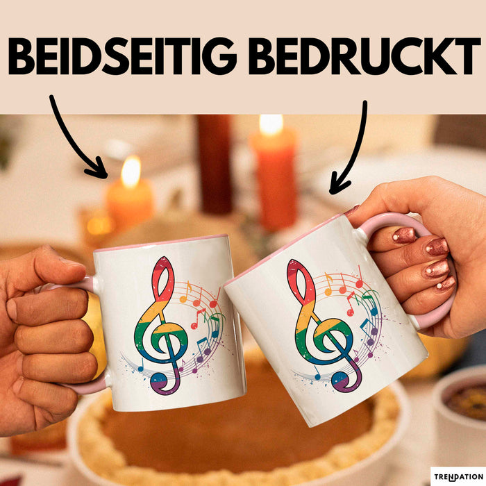 Musikliebhaber Musiker Tasse Geschenk Lustige Geschenkidee Spruch Rosa Trendation