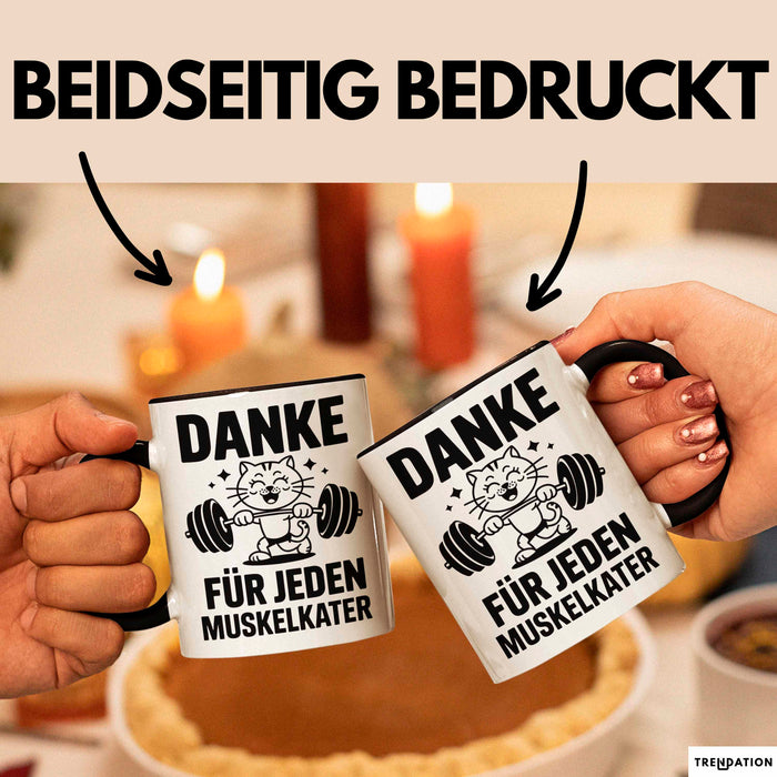 Fußballtrainer Fußballteam Tasse Geschenk Lustige Geschenkidee Spruch Danke Für Jeden Muskelkater Trendation