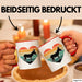Eselbauer Esel Tier Retro Tasse Geschenk Lustige Geschenkidee Spruch Rot Trendation
