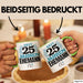 Silberhochzeit 25 Jahre Tasse Geschenk Ehemann Seit Silberhochzeit Spruch Grün Trendation