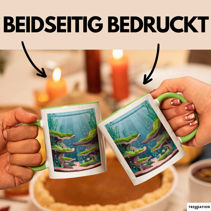 Aquascaper Tasse Geschenk Lustige Geschenkidee Spruch Für Aquatische Designer Grün Trendation