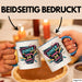 Diner Fan Tasse Geschenkidee für Retro Essen Liebhaber Blau Trendation