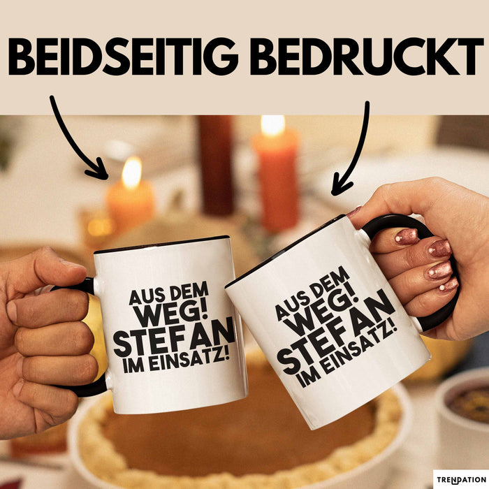 Stefan Tasse Aus Dem Weg! Stefan Im Einsatz! Geschenk