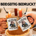 Sarkastische Katze Tasse Geschenk Lustige Geschenkidee Lebe Liebe Lache Schwarz Trendation