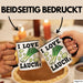 I Love Lauchs Tasse Geschenk Jogger Fitness Fun Spass Trendation