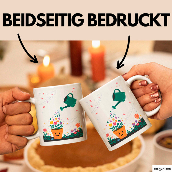 Gärtner Tasse Geschenk Lustige Geschenkidee Spruch Für Pflanzen Liebhaber Weiß Trendation