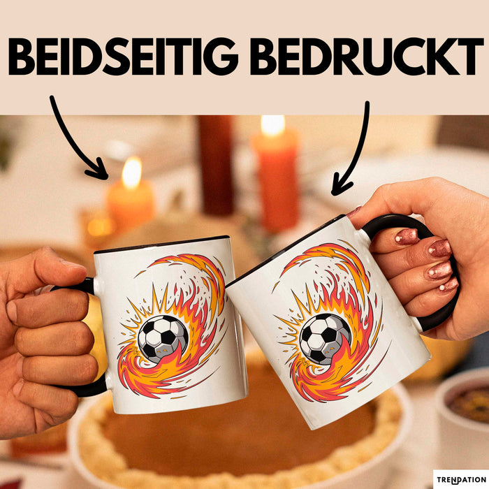 Fußballfan Tasse Geschenkidee für Fußballliebhaber Trendation