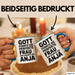 Anja Tasse Geschenk Gott Formte Die Perfekte Frau Anja Geschenkidee Weiß Trendation