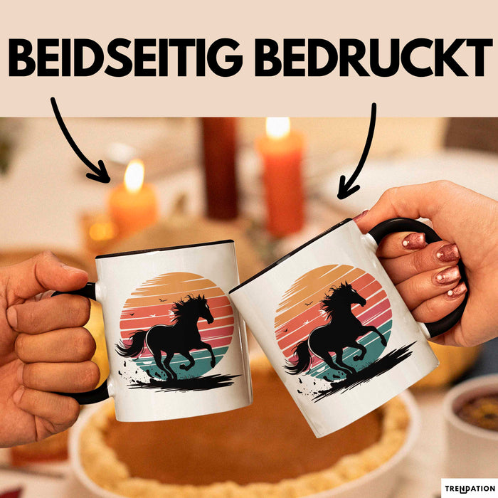 Reiter Tasse Geschenkidee Reitsport Enthusiast Geschenkidee Lustig Trendation