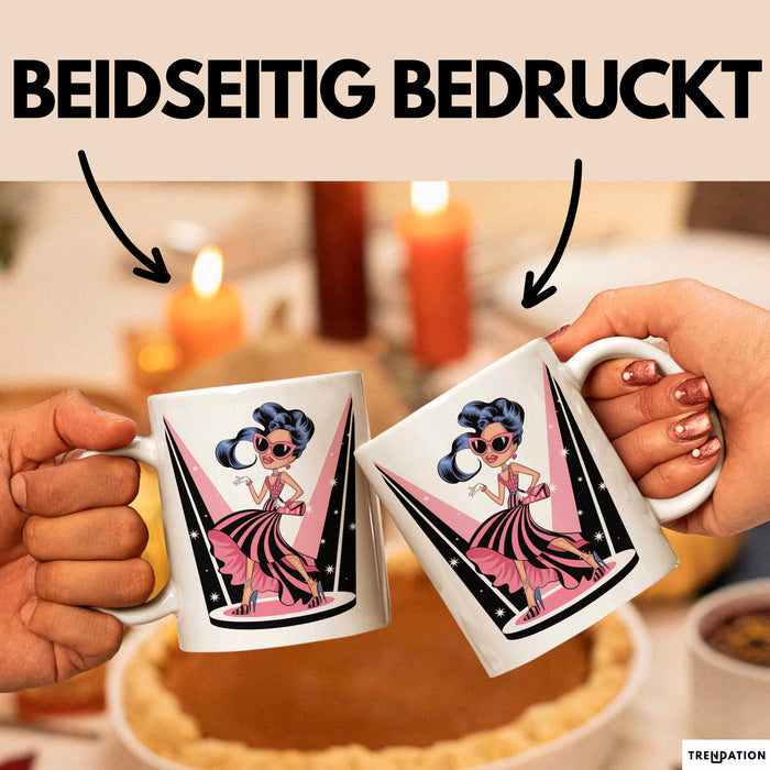 Mode Liebhaber Tasse Geschenkidee für Stil Süchtiger Weiß Trendation