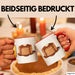 Pfannkuchen Süchtiger Tasse Geschenkidee für Morgen Stapel Rot Trendation