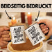 Ingrid Tasse Geschenk Alles Ist Gut Ingrid Ist Jetz Da Geschenkidee Becher mit Name Schwarz Trendation