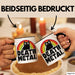 Death Metal Tasse Geschenk Katze Becher Geschenkidee Humor Katzen-Liebhaber Trendation
