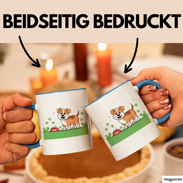 Hundebesitzer Tasse Geschenk Lustige Geschenkidee Spruch Für Hunde Eltern Blau Trendation