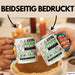 Curling-Spielerin Tasse Geschenk Lustiger Spruch Bitte Erheben Sie Sich Seine Majestät Die Curling-Spielerin Betritt Den Raum Blau Trendation