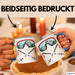 Ski Tasse Geschenk Grafik Skibrille Skistöcker Becher Blau Trendation