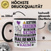 Halbenkel Geschenk Tasse Lustiger Spruch Erheben Sie Sich Der Halbenkel Betritt den Raum Schwarz Trendation
