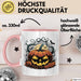 Halloween Tasse Geschenkidee für Grusel Saison Fans Rosa Trendation