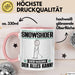 Snowshoer Tasse Geschenk für Snowshoer Der Mann Der Alles Kann Geschenkidee zum Geburtstag Rosa Trendation