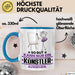 Künstler Geschenk Tasse So Gut Kann Nur Ein Künstler Aussehen Geschenkidee Kaffee-Becher Blau Trendation