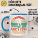 Skateboard Skater Fans Bzw Skateboard Tasse Becher Geschenk Mädchen Jungs Santa Cruz Blau Trendation