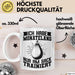 Boxer Tasse Geschen Ich Habe Monatelang Nur Am Sack Trainiert Box-Lehrer Boxer Kampfsport Becher Weiß Trendation