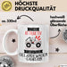 Geländewagenfahrerin Tasse Geschenk Becher Stark Attraktiv Furchtlos Geländewagenfahrerin Lustige Geschenkidee Weiß Trendation