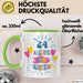 24. Geburtstag Tasse Geschenk Männer Frauen Lustig Alles Gute Zum Geburtstag 24er Geburtstags Grüße Geschenkidee Grün Trendation
