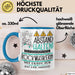 Rockmusikerin Tasse Geschenk Lustig Abstand Halten Hochleistungs-Rockmusikerin Mit Drang Zur Perfektion Bei Der Arbeit Blau Trendation